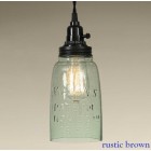 Mason Jar Plug-In Pendant Lamp